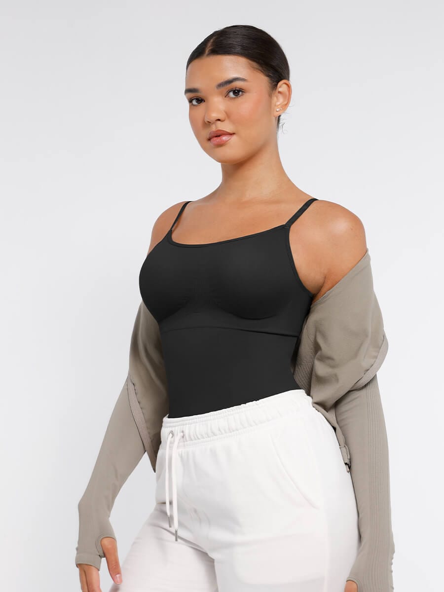 Seamless Sculpt Bodysuit with Straps